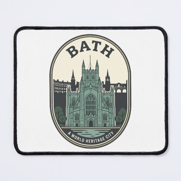 Item preview, Vintage Bath Abbey Skyline World Heritage City designed and sold by k3rstman1.