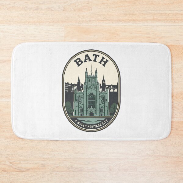Item preview, Vintage Bath Abbey Skyline World Heritage City designed and sold by k3rstman1.