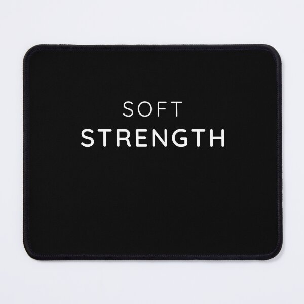 Item preview, Soft Strength Minimalist Typography Shirt designed and sold by Lynn Creates.