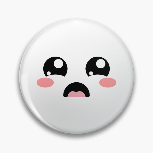 Item preview, Cute kawaii blushing open mouth sad face designed and sold by BlushyPrint.