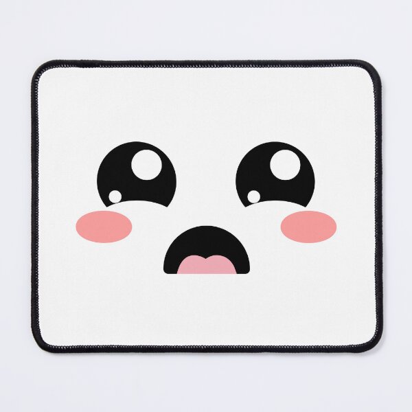 Item preview, Cute kawaii blushing open mouth sad face designed and sold by BlushyPrint.