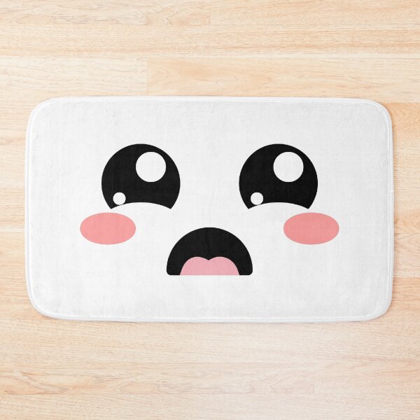Item preview, Cute kawaii blushing open mouth sad face designed and sold by BlushyPrint.