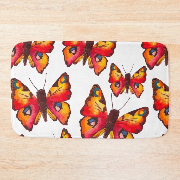 Item preview, Watercolor Peacock Butterfly Pattern designed and sold by Jessica Morris Designs.
