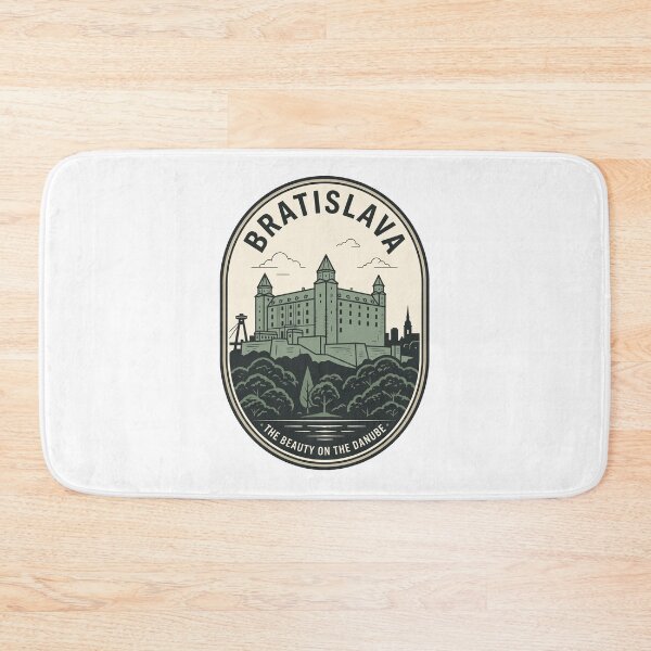 Item preview, Bratislava Castle Slovakia Vintage Travel Emblem designed and sold by k3rstman1.