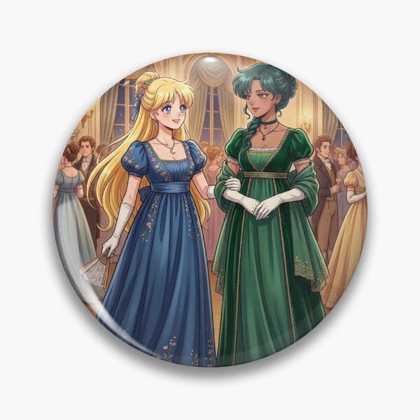 Item preview, Minako and Setsuna at the Ball designed and sold by Solace Sparkles.