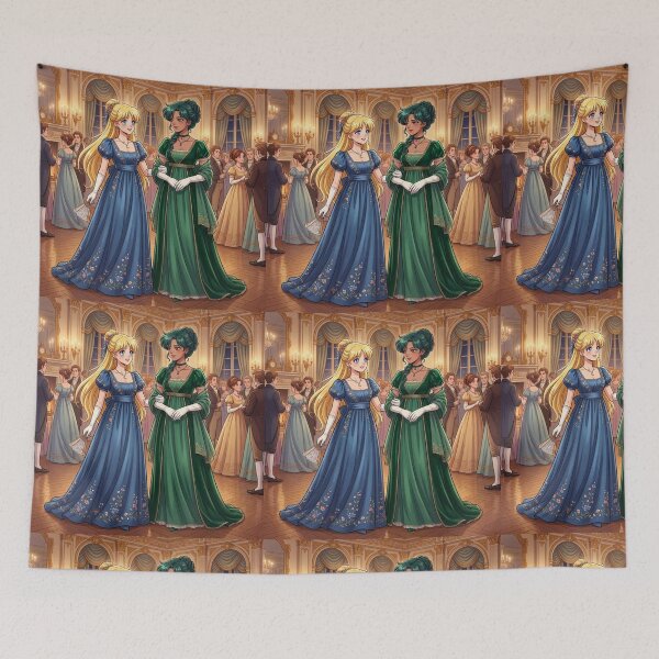 Item preview, Minako and Setsuna at the Ball designed and sold by Solace Sparkles.