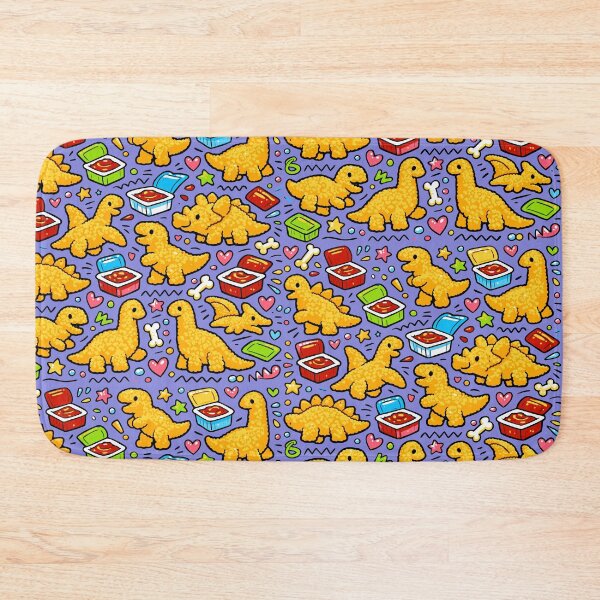 Item preview, Dino Chicken Nugget Pattern T-Rex Dinosaur Nugget  designed and sold by Colorfulman.