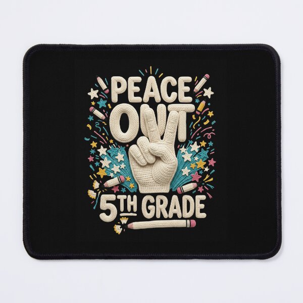 Item preview, Peace Out 5th Grade design Last Day Of Fifth Grade Peace Out Fifth Grade design, Kids Graduation Gift Graphic Tee designed and sold by AsturShop.