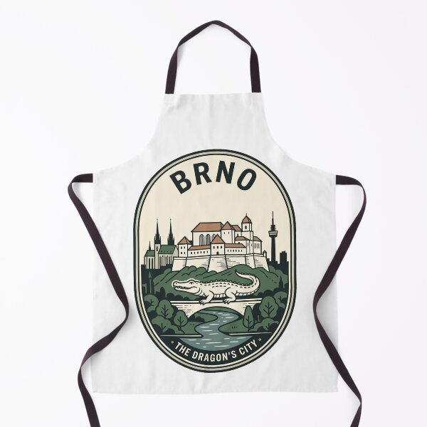 Item preview, Brno Dragon City Czech Republic Vintage Skyline designed and sold by k3rstman1.