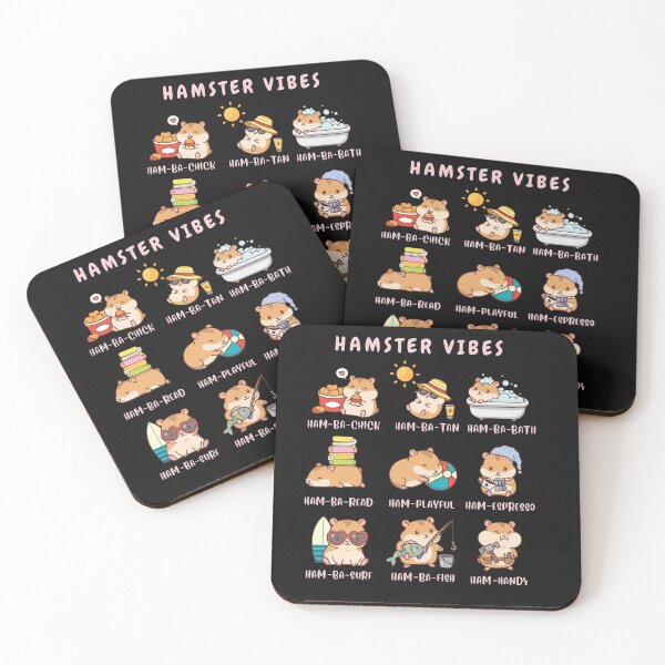 Item preview, Kawaii Hamster Vibes  designed and sold by sanorastyle.