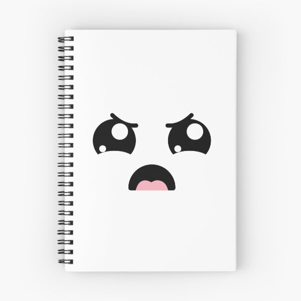 Item preview, Adorable kawaii angry eyebrows face designed and sold by BlushyPrint.