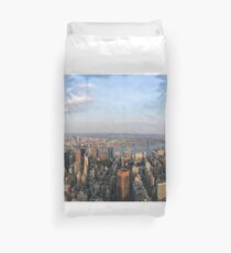 New York City Skyline from the One World Trade Center Duvet Cover