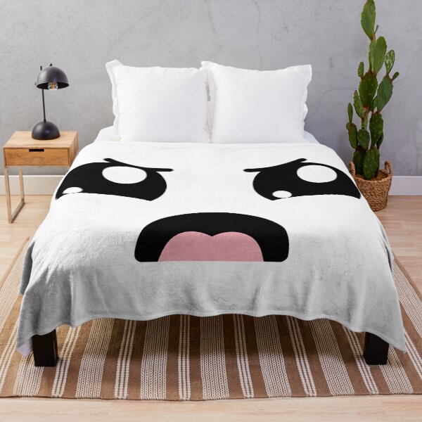 Item preview, Adorable kawaii angry eyebrows face designed and sold by BlushyPrint.