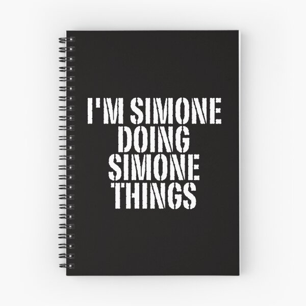 Item preview, I'M SIMONE DOING SIMONE THINGS Shirt Funny Christmas Gift Idea designed and sold by WeirdlyRare.
