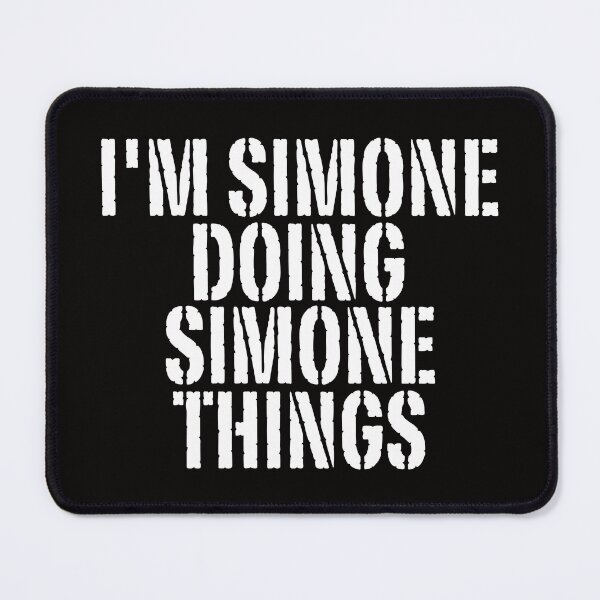 Item preview, I'M SIMONE DOING SIMONE THINGS Shirt Funny Christmas Gift Idea designed and sold by WeirdlyRare.
