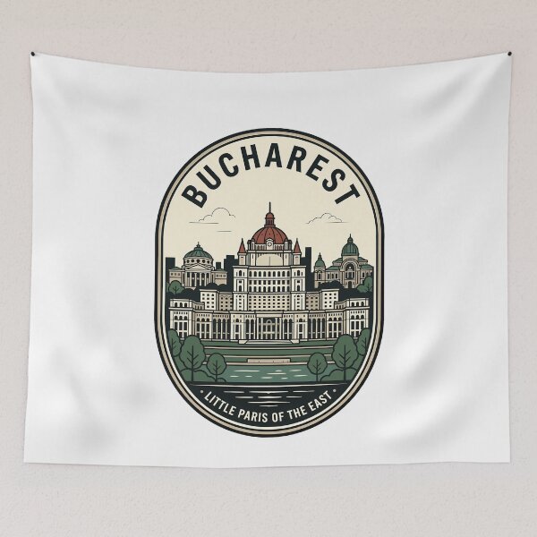 Item preview, Bucharest Little Paris of the East Vintage Travel designed and sold by k3rstman1.