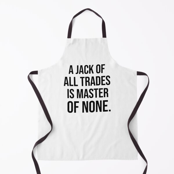 Item preview, A jack of all trades is master of none American English proverbs designed and sold by Pikkalo.