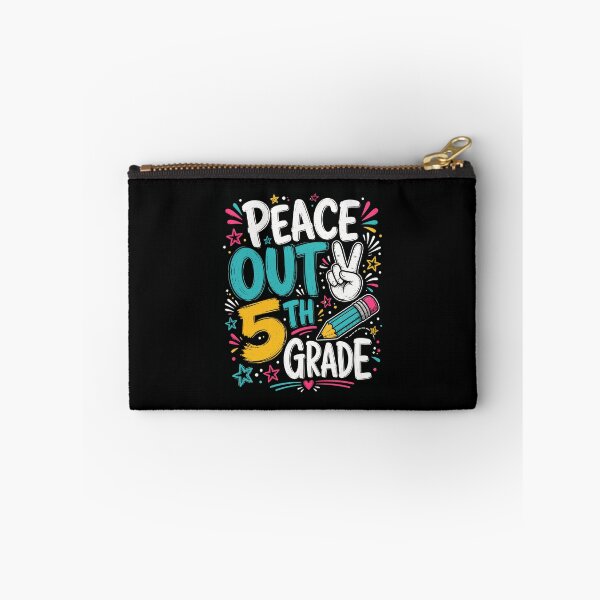 Item preview, Funny Peace Out 5th Grade design Last Day Of Fifth Grade Peace Out Fifth Grade design, Kids Graduation Gift Graphic Tee designed and sold by AsturShop.