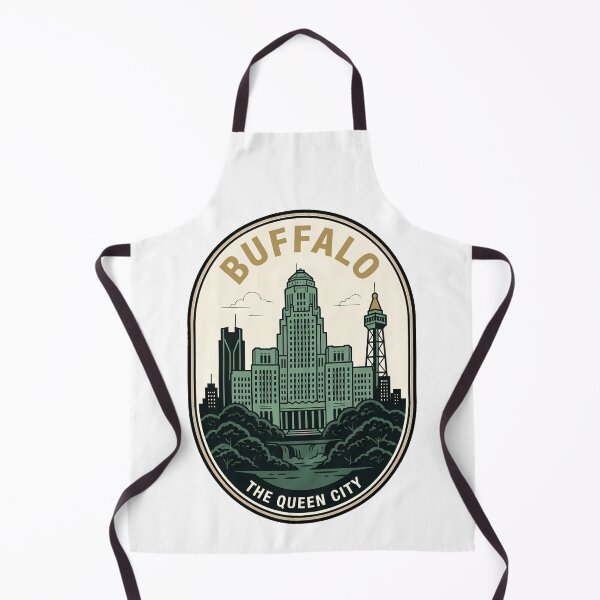 Item preview, Buffalo NY Queen City Art Deco Skyline designed and sold by k3rstman1.