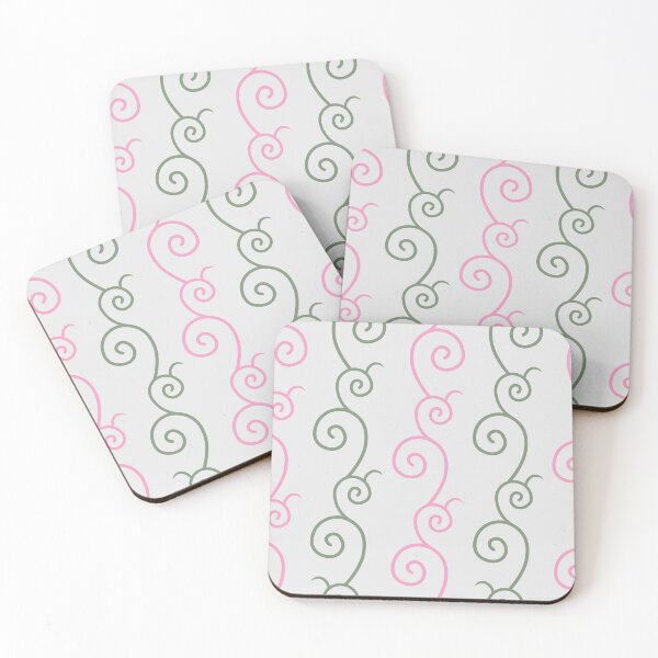 Item preview, Trailing Vines 1 - Pretty Pink and Pistachio  designed and sold by Daniel Bevis Design.