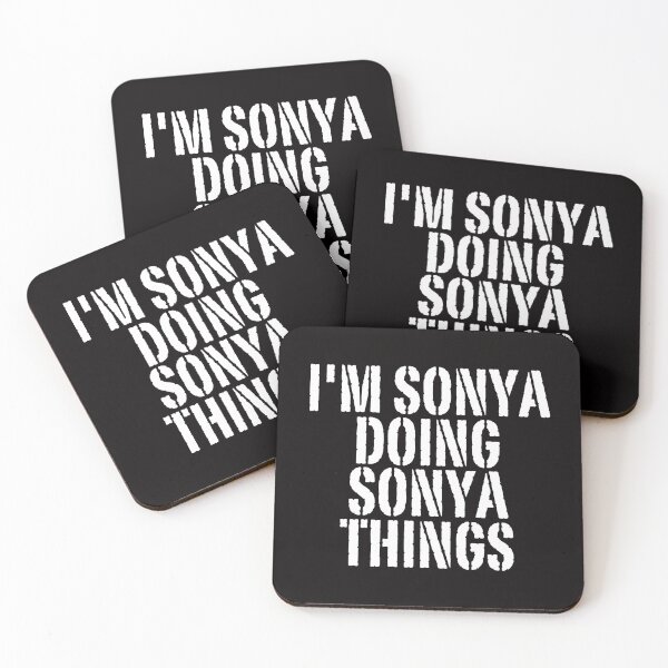 Item preview, I'M SONYA DOING SONYA THINGS Shirt Funny Christmas Gift Idea designed and sold by WeirdlyRare.