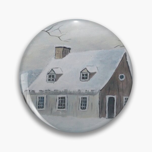 Item preview, Ancestral home in winter designed and sold by Ginette Ash.