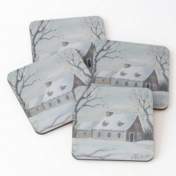 Item preview, Ancestral home in winter designed and sold by Ginette Ash.