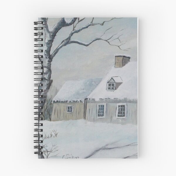 Item preview, Ancestral home in winter designed and sold by Ginette Ash.