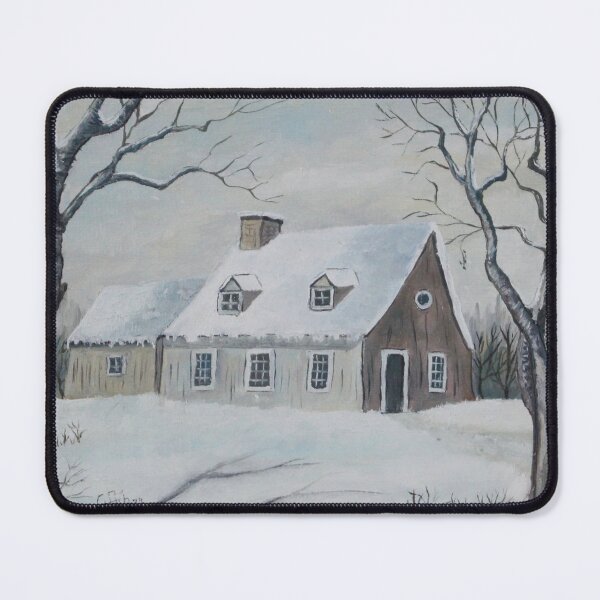 Item preview, Ancestral home in winter designed and sold by Ginette Ash.