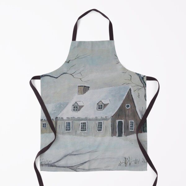 Item preview, Ancestral home in winter designed and sold by Ginette Ash.