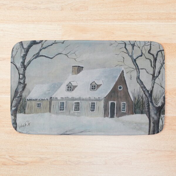 Item preview, Ancestral home in winter designed and sold by Ginette Ash.