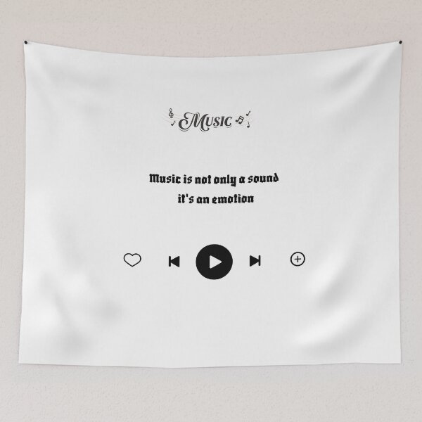 Item preview, Music is Not Only a Sound It is an Emotion designed and sold by Dhanamlak.