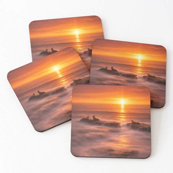 Item preview, Golden Hour Sea Lions designed and sold by Kimberly Palmer.