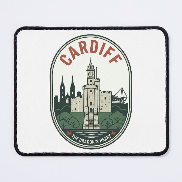 Item preview, Vintage Cardiff Wales Castle Travel Badge designed and sold by k3rstman1.