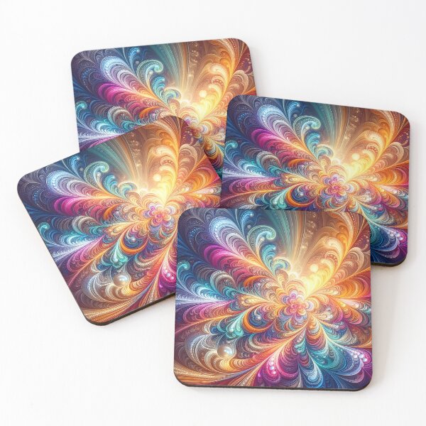Item preview, Vibrant Fractal Swirls Art designed and sold by Sybille-Yates.