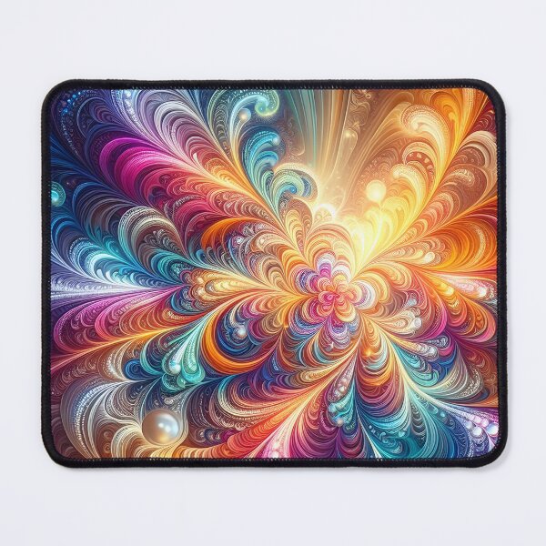 Item preview, Vibrant Fractal Swirls Art designed and sold by Sybille-Yates.