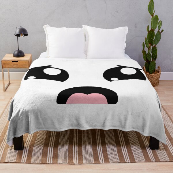 Item preview, Cute kawaii sad eyebrows face designed and sold by BlushyPrint.