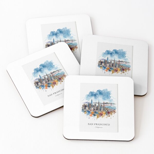 Item preview, Phoenix Arizona Skyline Watercolor designed and sold by fredcomeaux8.