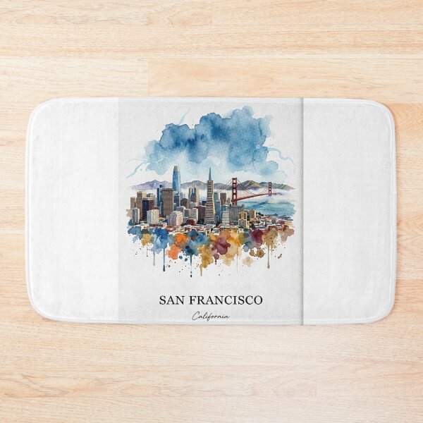 Item preview, Phoenix Arizona Skyline Watercolor designed and sold by fredcomeaux8.