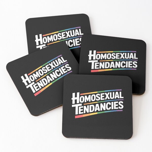 Item preview, Homosexual Tendencies Funny Gay Pride Rainbow Quote designed and sold by Say It With Ink.