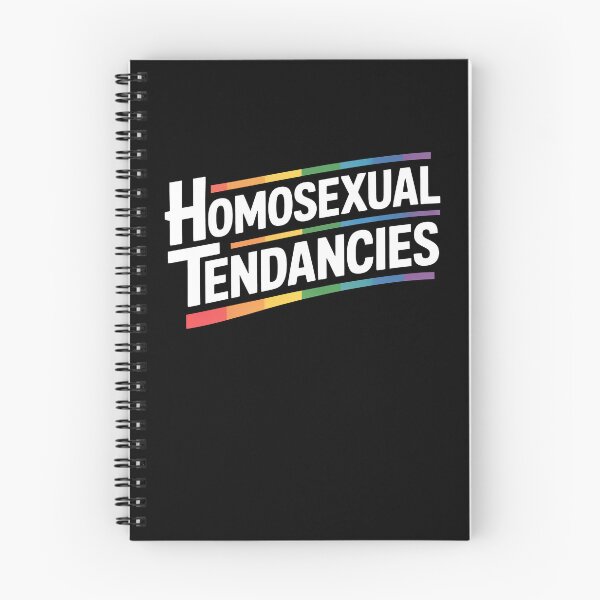 Item preview, Homosexual Tendencies Funny Gay Pride Rainbow Quote designed and sold by Say It With Ink.