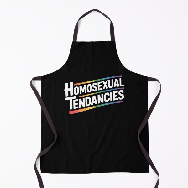 Item preview, Homosexual Tendencies Funny Gay Pride Rainbow Quote designed and sold by Say It With Ink.