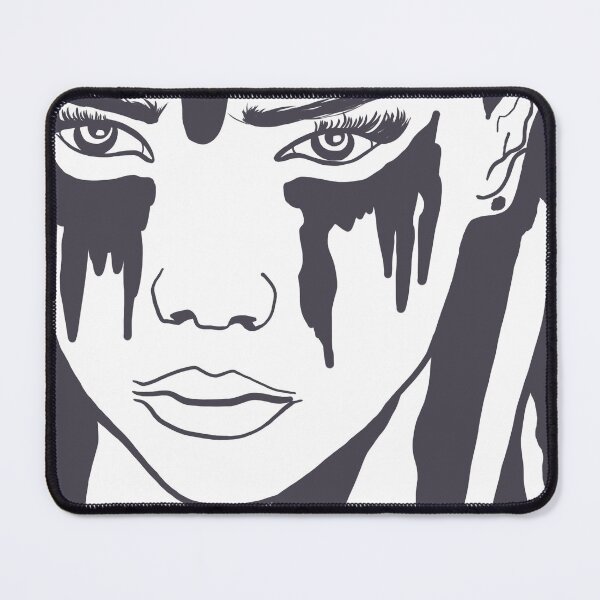 Item preview, dark grey monochrome portrait drawing designed and sold by GENEST-V.