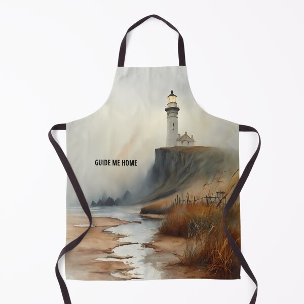 Artikelvorschau, Guide Me Home - Misty Lighthouse Sketch entworfen und verkauft von Modern Nest Art.