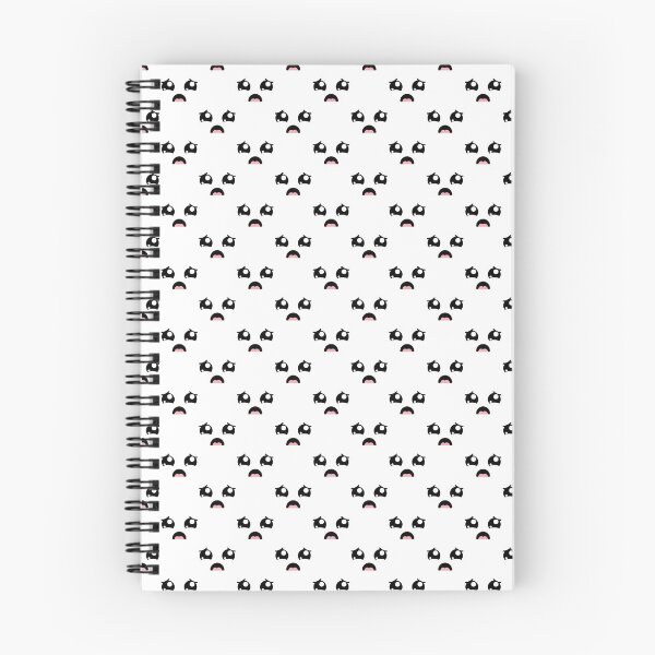 Item preview, Cute kawaii sad eyebrows face pattern designed and sold by BlushyPrint.