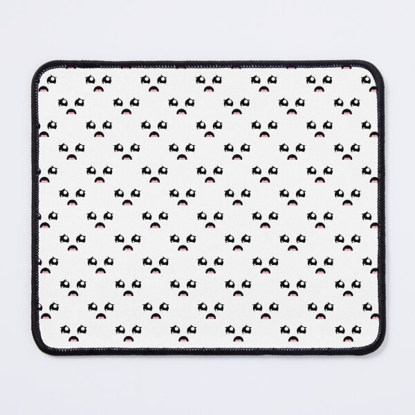 Item preview, Cute kawaii sad eyebrows face pattern designed and sold by BlushyPrint.