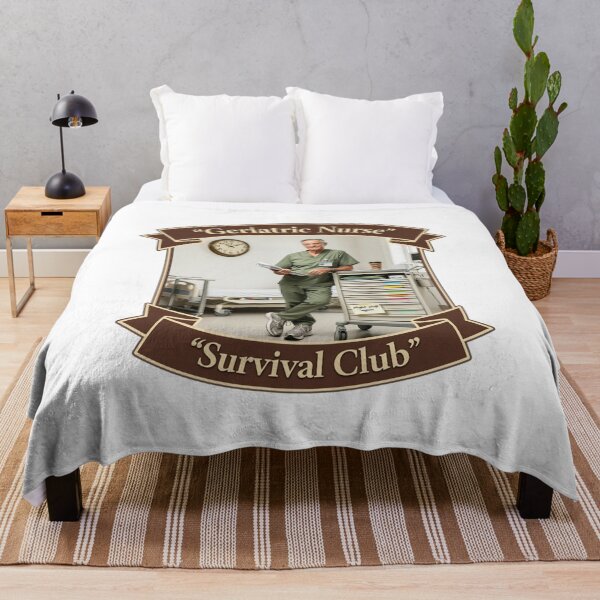 Item preview, Geriatric Nurse Survival Club Funny Male Nurse Gift designed and sold by YMLux.
