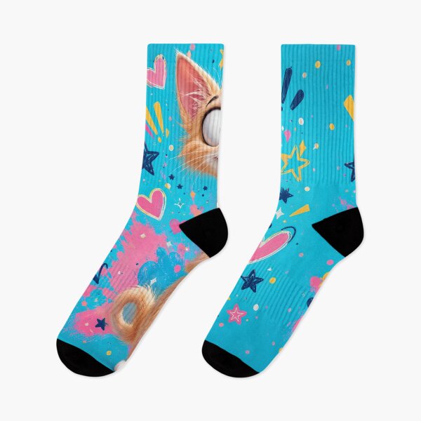 Item preview, Goofy Long-Neck Cartoon Cat designed and sold by Rohan132.