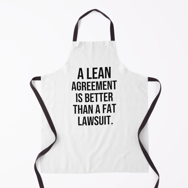 Item preview, A lean agreement is better than a fat lawsuit wise American proverbs designed and sold by Pikkalo.