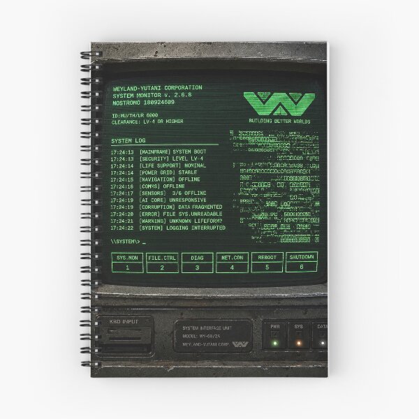 Item preview, Nostromo System Monitor designed and sold by PlanetBPop.